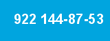922 144-87-53